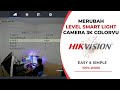 Cara Mengatur Level Pencahayaan Smart Light Kamera Turbo HD Hikvision 3K ColorVu DS-2CE10KF0T-FS