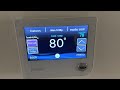 How to use the Carrier Infinity Control Thermostat - SYSTXCCWIC01B