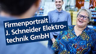 Im Firmenportrait: Bettina Schneider von der J. Schneider Elektrotechnik GmbH