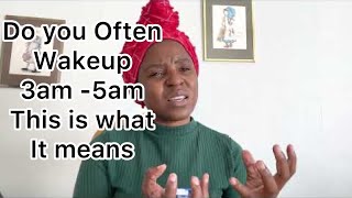 Do you often wakeup from 3am to 5am ??? Here is what it means | and you should do this seriously