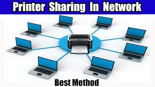 How To Share Printer In Network | Printer Share Kaise Kare | Share One Printer To Multiple Computer