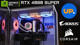 GIGABYTE RTX 4080 SUPER @SkillUp themed GIVEAWAY PC BUILD powered by @AORUS|@NVI