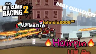 Power of Thrusters! Daily challenges - HAIRPIN 🔥 Hill Climb Racing 2 Gameplay