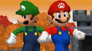 Newer Super Mario Bros DS Walkthrough - Part 1 - Goldleaf Plains