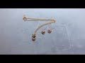 beadsmith fb live chevron simplicity necklace u0026 earrings