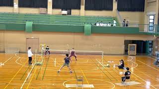 2022年度関西学生バドミントン選手権大会男子シングルス決勝 西大輝 龍谷大学VS宇治夢登 龍谷大学