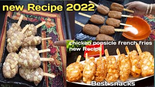 chicken french fries popsicle |chicken popsicle Nuggets Recipe Chicken lollipops |chicken nuggets