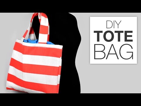 How to Sew a Simple Tote Bag How to Sew a Simple Tote Bag
