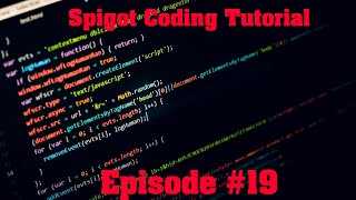 Spigot Coding Tutorial Ep#19 - Adding BossBars