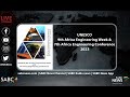 9th UNESCO Africa Engineering Week & Conference