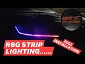 RBG LED strip lighting to the Focus MK2 ST FULL INSTALLATION