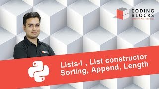 4) Python Lists, Sorting on Lists