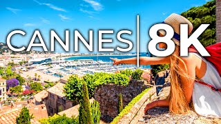 Cannes 🇫🇷 France Walking Tour 8K - Cannes 8K ULTRA HD HDR 60FPS【8K】