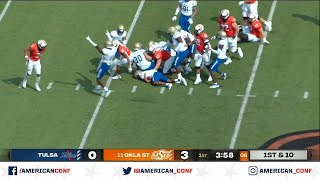 2020 American Football Highlights: Oklahoma State 16, Tulsa 7