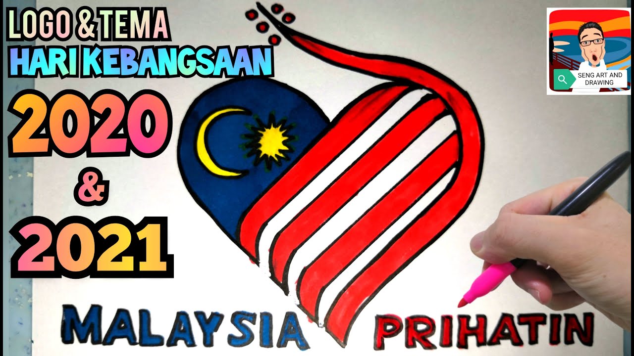 Logo & Tema Hari Kebangsaan 2021 - MALAYSIA PRIHATIN ( 2021年国庆日主题 -关怀 ...