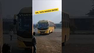 VRL VIJAYANAND NON AC SLEEPER TATA MAGNA ENTRY#tatabus #vrltravels #vrlbus #tata #luxurybus #shorts