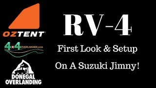 FIRST LOOK: Oz Tent RV-4 on a Suzuki Jimny! Setup.