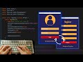 ASMR Programming - Modern Login Register GUI - Java Swing Project