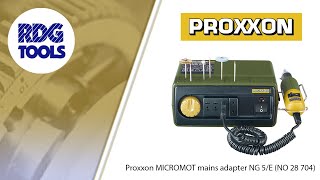 PROXXON MICROMOT MAINS ADAPTER NG 5/E (RDG TOOLS) 28704