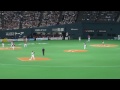 2015 03 27；札幌ﾄﾞｰﾑ。大谷翔平の開幕の立上り