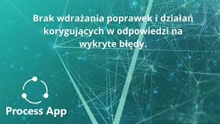 Artykuł - Brak wdrażania poprawek i działań korygujących w odpowiedzi na wykryte błędy