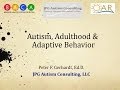 Autism and Adaptive Skills for Adulthood I Kennedy Krieger Institute