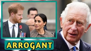 ARROGANT!🛑 Harry angrily shouts at King Charles for not accepting Meghan into the Royal family