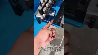 Manual straightening of high-precision steel wire straightener #machine #factory #copper #automobile