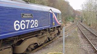 GBRf 66728 + 2x 325s on West Highland Line