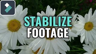 How to Stabilize SHAKY VIDEO Footage in Wondershare Filmora Tutorial