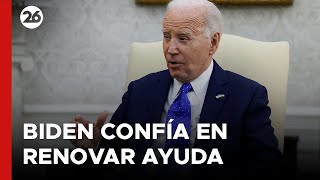 EEUU | Biden confía en la renovación de la ayuda militar para Ucrania