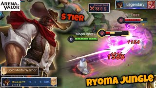 Ryoma Jungle Pro Gameplay | S Tier Champ Gold Medal | Best Build | Arena of Valor | Liên Quân mobile