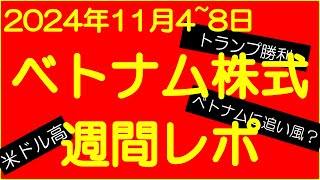 週間ベトナム株式市場（2024年11月4~8日）