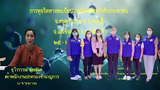 การบรรยายสรุป  การทุจริตทางทะเบียนและบัตรประจำตัวประชาชน