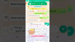 pov : beli jepit rambut || #whatmock #fakechat #povtiktok #pov ||🖇🎀~