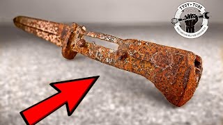 Beyond Repair - Rusty Knife Restoration ASMR