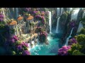 Peaceful Waterfall Palace (8 Hours) - Relaxing White Noise Waterfalls for Sleep and Study