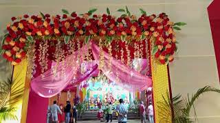 Durga Puja Pundal Kandra SKG Colony