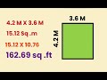 സ്ക്വയർ ഫീറ്റ് എങ്ങനെ കണക്ക് കൂട്ടാം.calculations of square feet