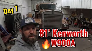 Old Iron Truckin 81’ Kenworth W900A Day 7