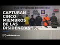 Cinco integrantes de las disidencias de las Farc fueron capturados en el Valle del Cauca