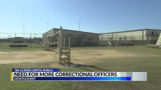 Need for more correctional officers in Alabama prisons