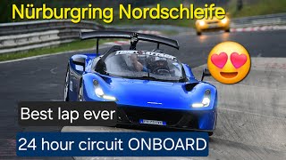 Nürburgring Nordschleife 24 hour circuit Nordschleife + GP - Super fun!!😍🔝🤙-Dallara Stradale ONBOARD