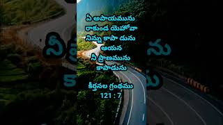 ఏపాటీ అపాయం రాకుండా యెహోవా రక్షణ | కీర్తనల గ్రంథము 121:7 పవిత్ర వాక్యం.#shorts.