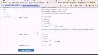 #7 Configuring Basic WordPress Settings