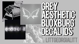 Roblox Bloxburg Grey Aesthetic Decal Id S