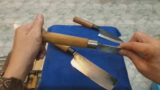 มีดทำครัวญี่ปุ่นมือสอง - มีดนาคิริ Nakiri Knife : Blue Steel