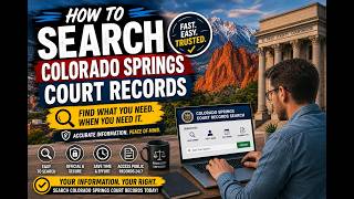 How to search Colorado Springs court records