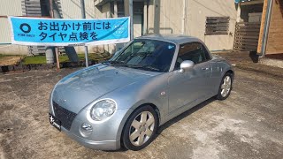 『新潟 南魚沼市』star field MOTOR GALLERY 中古車紹介 ダイハツ コペン L880K ターボ AT ナビ ETC オープンカーで爽快ドライブを楽しみませんか？