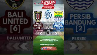 Big Match Bali United vs Persib Bandung | BRI LIGA 1 W23 | ujian #maungbandung kembali kepuncak